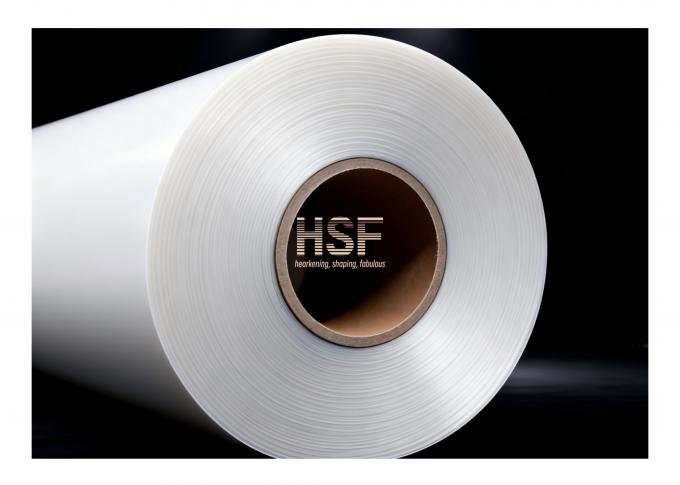 70Î¼m White CPE Film product sample showing smooth surface and uniform thickness